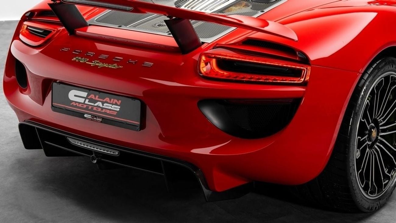 Porsche 918 Spyder - 2015 - Euro Specs