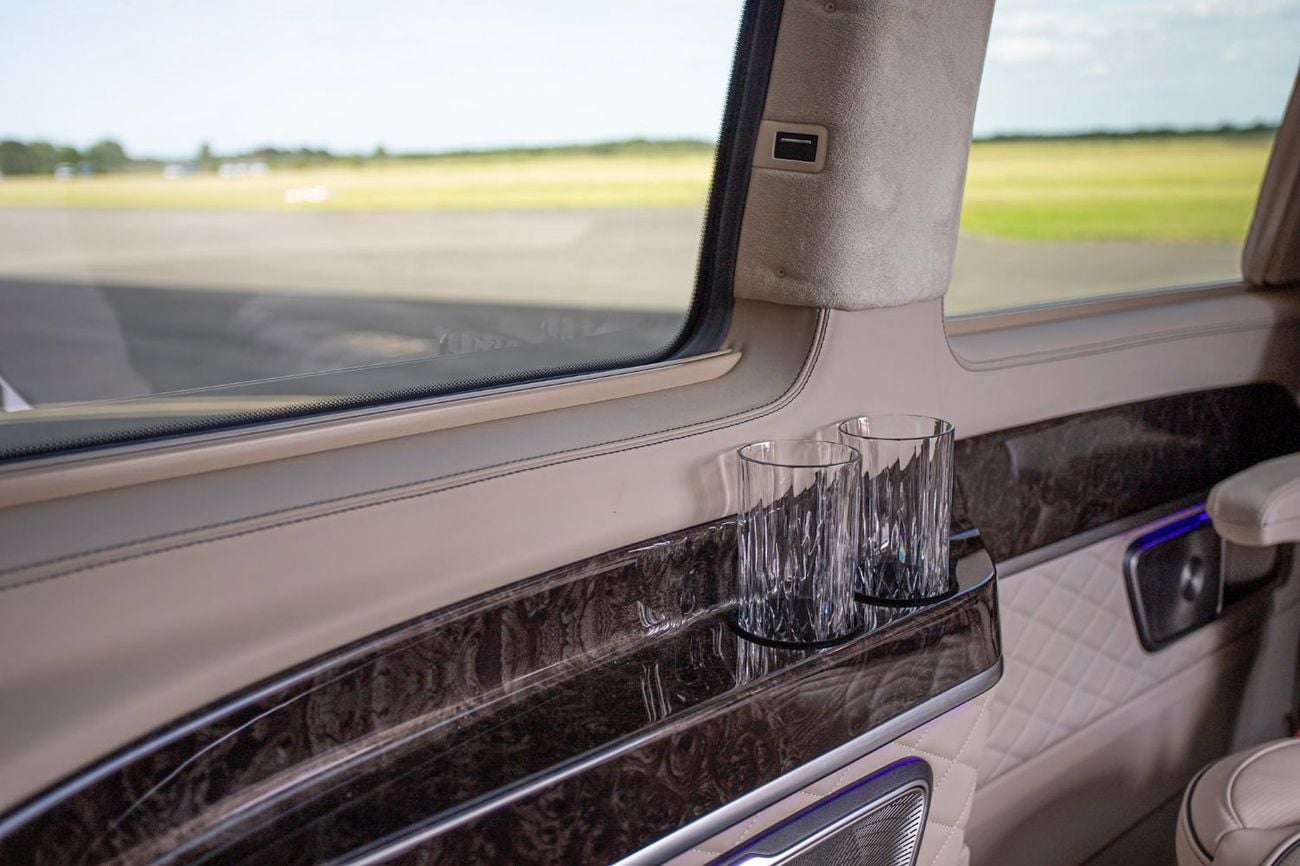 Mercedes Benz V300 AVANTGARDE Senzati® Jet Class® Oryx Edition® — Bespoke 6-Seat Silk Beige Leather | Mercedes-Benz Strategic Part