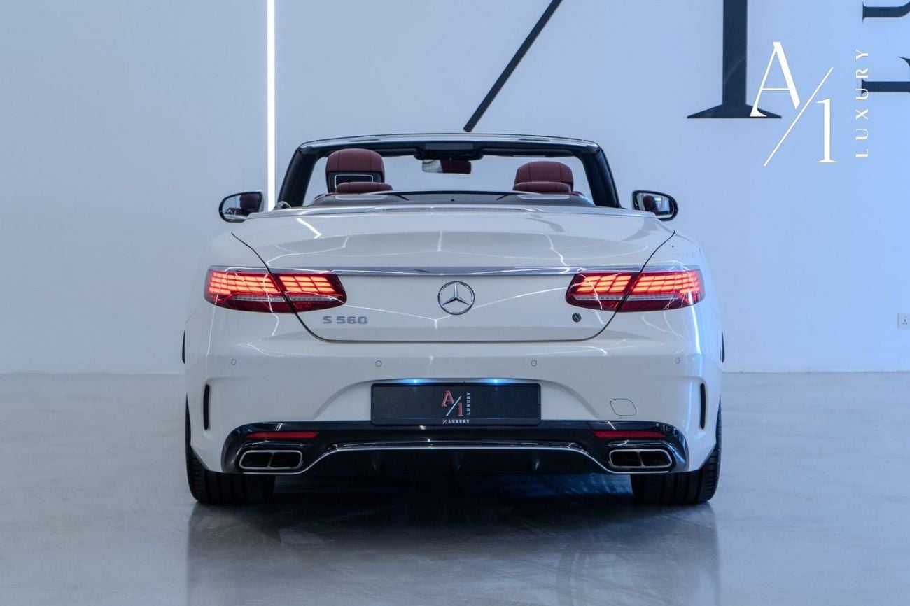 مرسيدس بنز S 560 كوبيه 2018 Mercedes Benz S560 Convertible V8, Service History, Fully Loaded, Excellent Condition, GCC Spec