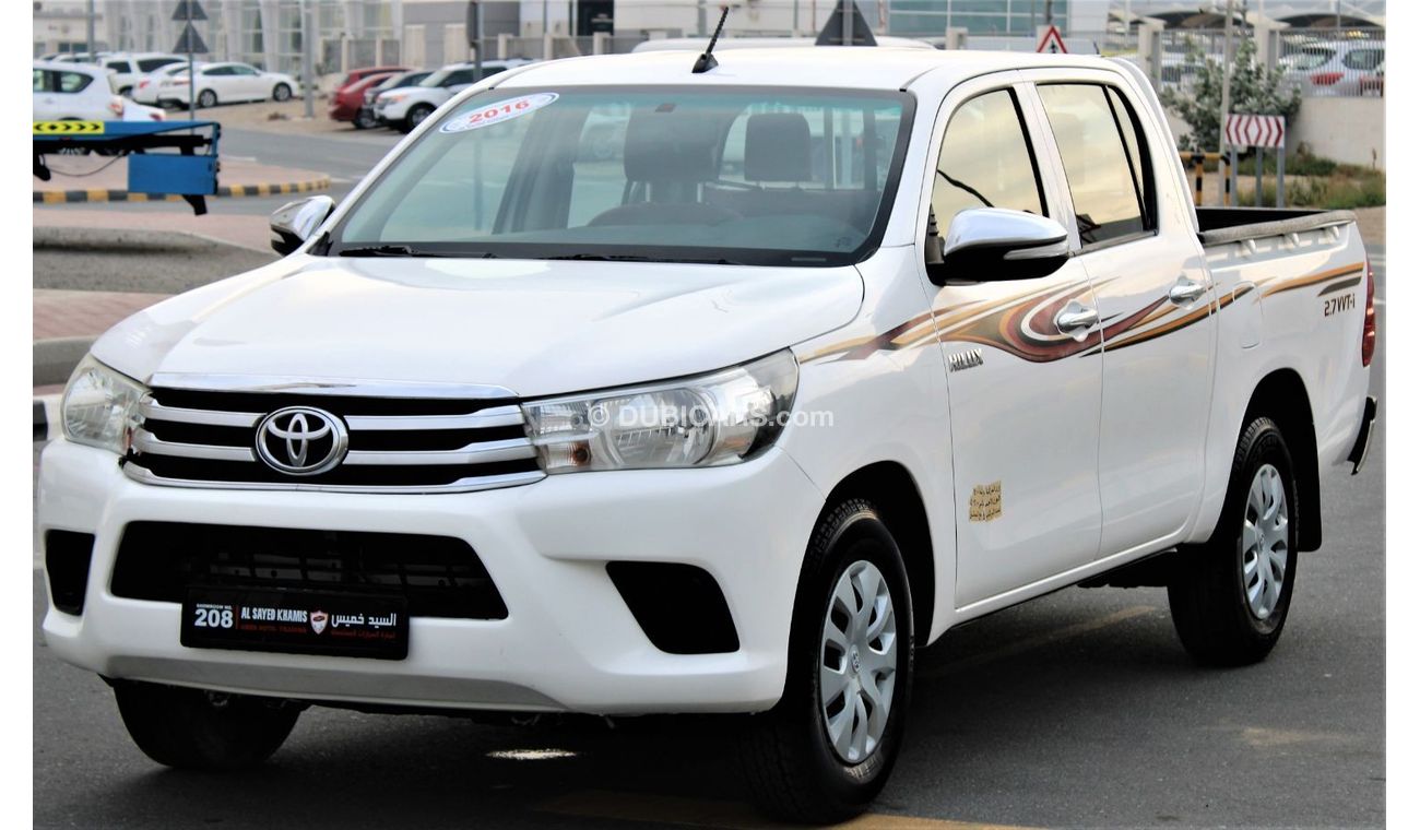 Toyota Hilux Toyota Hilux 2016 GCC double cabin, full automatic, in excellent condition, without accidents, very 