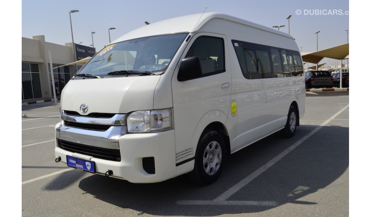 Toyota Hiace HIGH ROOF 15 SEATER BUS GCC SPECS