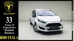 Ford Fiesta / GCC / 2016 / 5 YEARS DEALER WARRANTY AND FREE SERVICE CONTRACT (AL TAYER)/ 304 DHS MONTHLY!