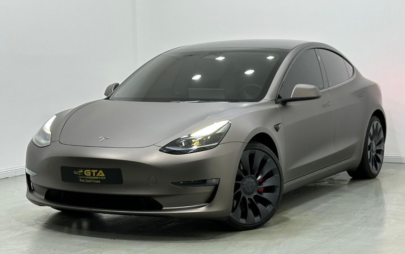 Tesla Model 3 Performance 2023 Tesla Model 3 Performance, 2027 Tesla Warranty, 2031 Tesla Battery Warranty, Low Km