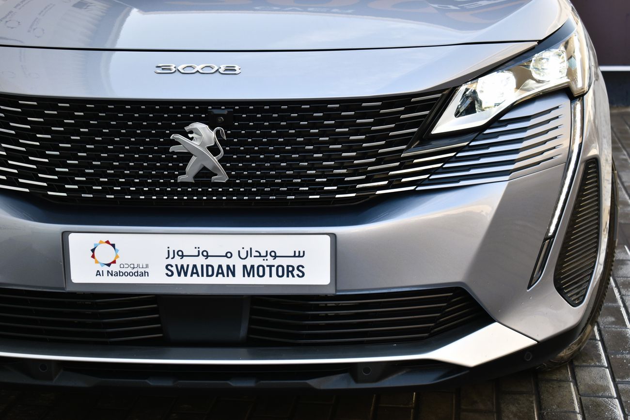Peugeot 3008 AED 1599 PM | 1.6L GT PHEV FROM AN AUTHORIZED DEALER MANUFACTURER WARRANTY UP TO 2027 OR 100K KM