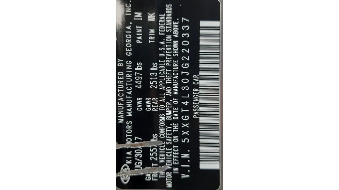 Kia Optima EX Kia optima  model 2018    ( UAS_ SPEC) VERY GOOD CONDITION