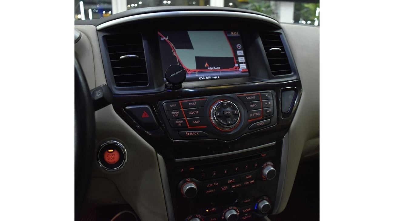 نيسان باثفايندر EXCELLENT DEAL for our Nissan Pathfinder SV 4WD ( 2017 Model ) in White Color GCC Specs