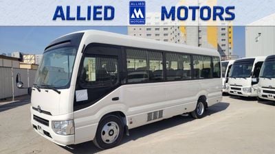 Toyota Coaster 2025 TOYOTA COASTER HIROOF 4.0L DIESEL MT 23 SEATER 2PELR NO LUGGAGE & COOL BOX & CURTAIN