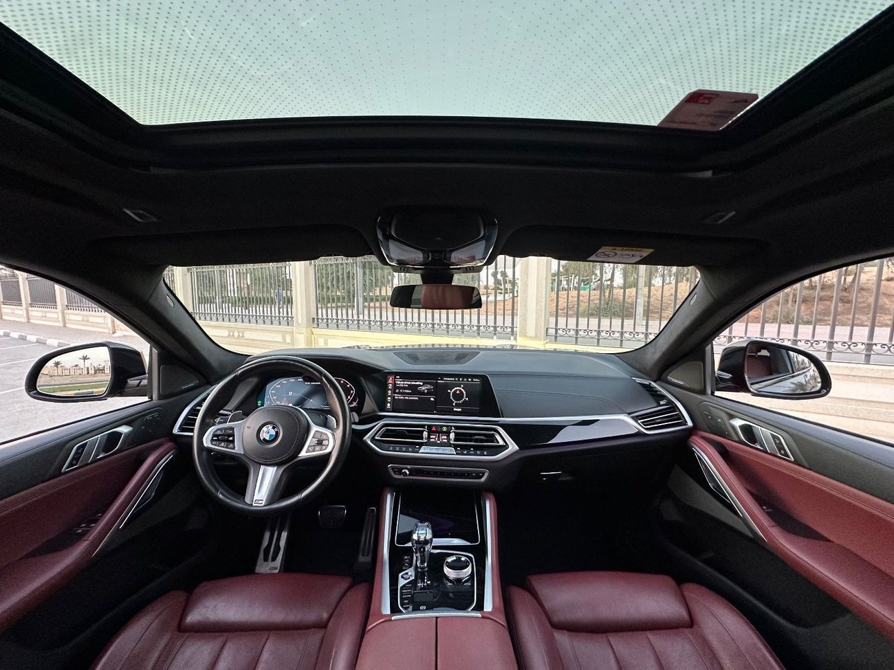 BMW X6 M50i 4.4L V8 | 2021 | GCC Specs | Warranty And Service AGMC | Full Option | Perfect Condition