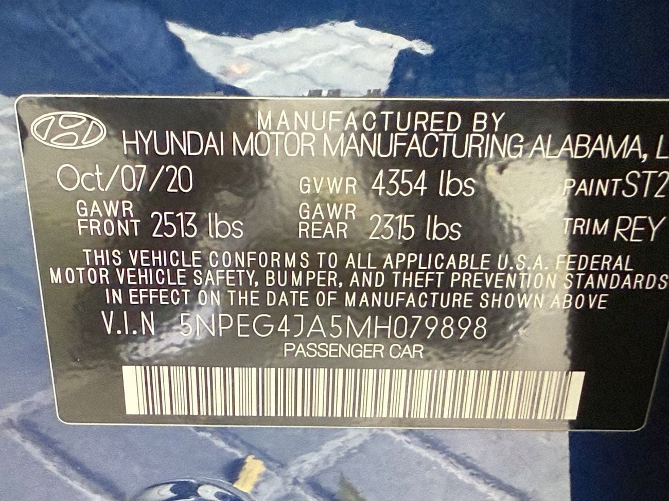 Hyundai Sonata Mid option 2.5L