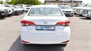 Toyota Yaris E S/D 1.5 E PETROL A/T FABRIC SEATS SEDAN WITH GCC SPECS EXPORT ONLY