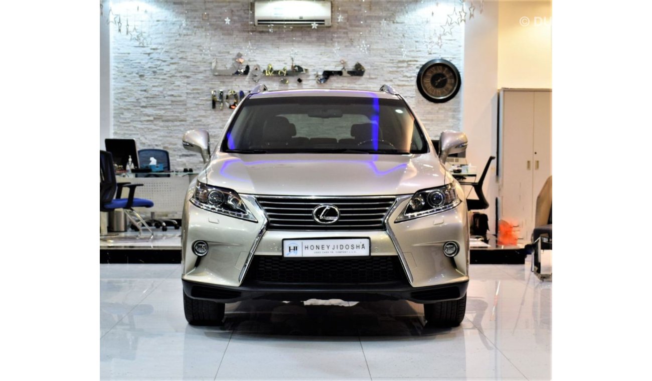 لكزس RX 350 LEXUS RX 350 2015 Model! With SERVICE HISTORY Gold Color GCC SPECS