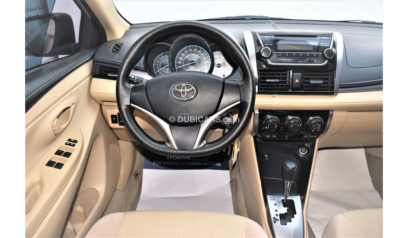 Toyota Yaris 1.5L SE SEDAN 2017 GCC SPECS DEALER WARRANTY