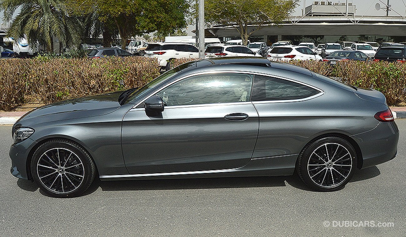 مرسيدس بنز C 200 كوبيه AMG 2019, GCC, 0km with 2 Years Unlimited Mileage Warranty from Dealer (RAMADAN OFFER)