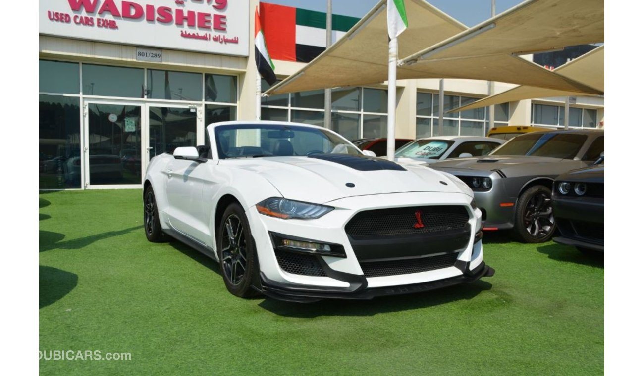 فورد موستانج Ford Mustang Eco-Boost V4 2019/ Leather Seats/ Low Mileage/ Convertible/ Very Good Condition