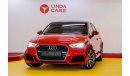 أودي A3 Audi A3 S-Line 2017 GCC under Agency Warranty with Zero Down-Payment.