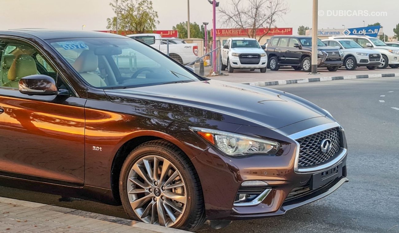 إنفينيتي Q50 3.0L Turbo V6 2019 0Kms GCC Full Option