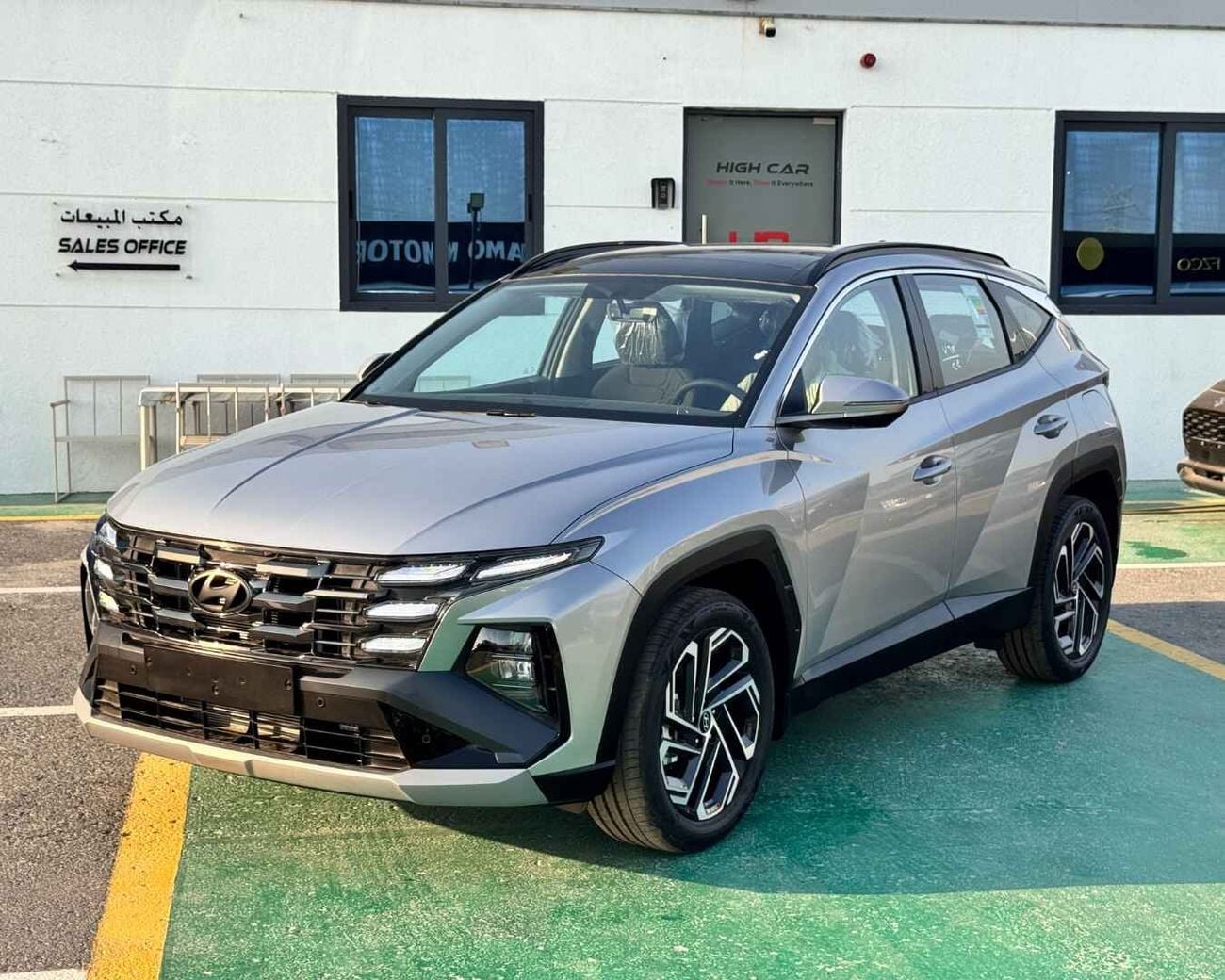 هيونداي توسون HYUNDAI TUCSON 1.6T - 2027 MODEL - GCC SPECS - SILVER COLOR