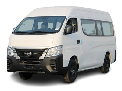 نيسان أورفان ECTWFR005 – 2025 Nissan Urvan High Roof Cargo Van – 2.5L Petrol Manual – 3 Seater – White