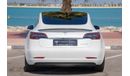 Tesla Model 3 TESLA Model 3 Long Range Auto Pilot  White Interior  GCC 2023 Auto pilot Under Warranty