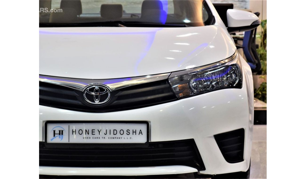 تويوتا كورولا AMAZING Toyota Corolla 2016 Model!! in White Color! GCC Specs