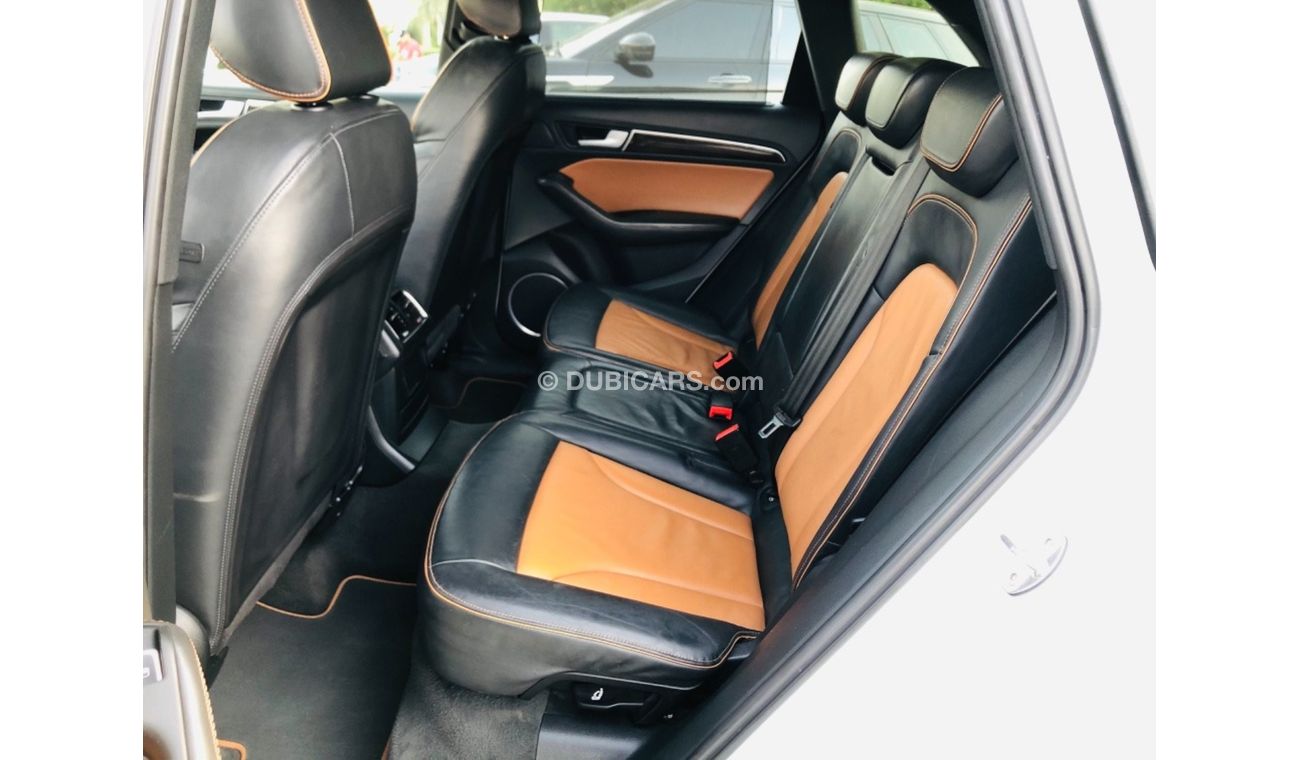 أودي Q5 موديل 2014 خليجي حاله ممتازه جدا من الداخل والخارج فل مواصفات بانوراما ومثبت سرعه وتحكم كهربي كامل و