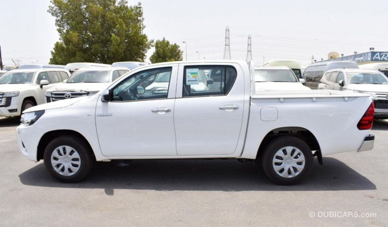 Toyota Hilux 2021 | DLX BASIC 4X2 PETROL FABRIC SEATS AND MT WITH GCC SPECS EXPORT ONLY