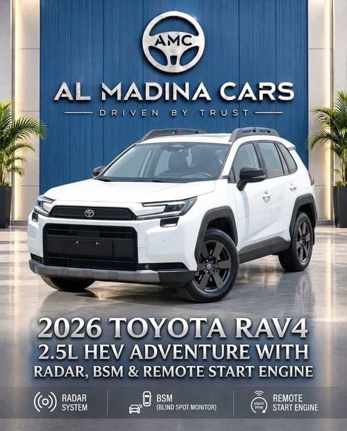 Toyota RAV4 ADVENTURE 2026 Toyota Rav4 2.5l HEV Adventure Saudi Spec (ready stock)