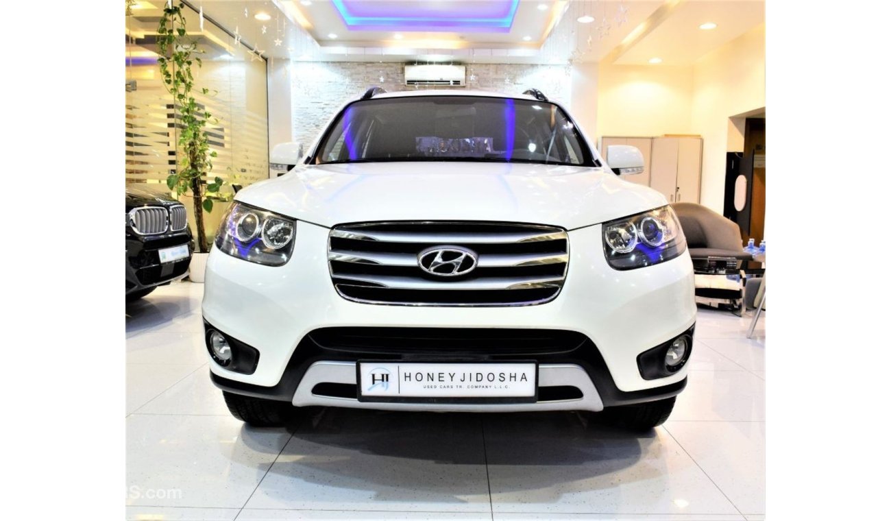 هيونداي سانتا في ORIGINAL PAINT!!! Hyundai SantaFe 4wd 2012 Model!! in White Color! GCC Specs