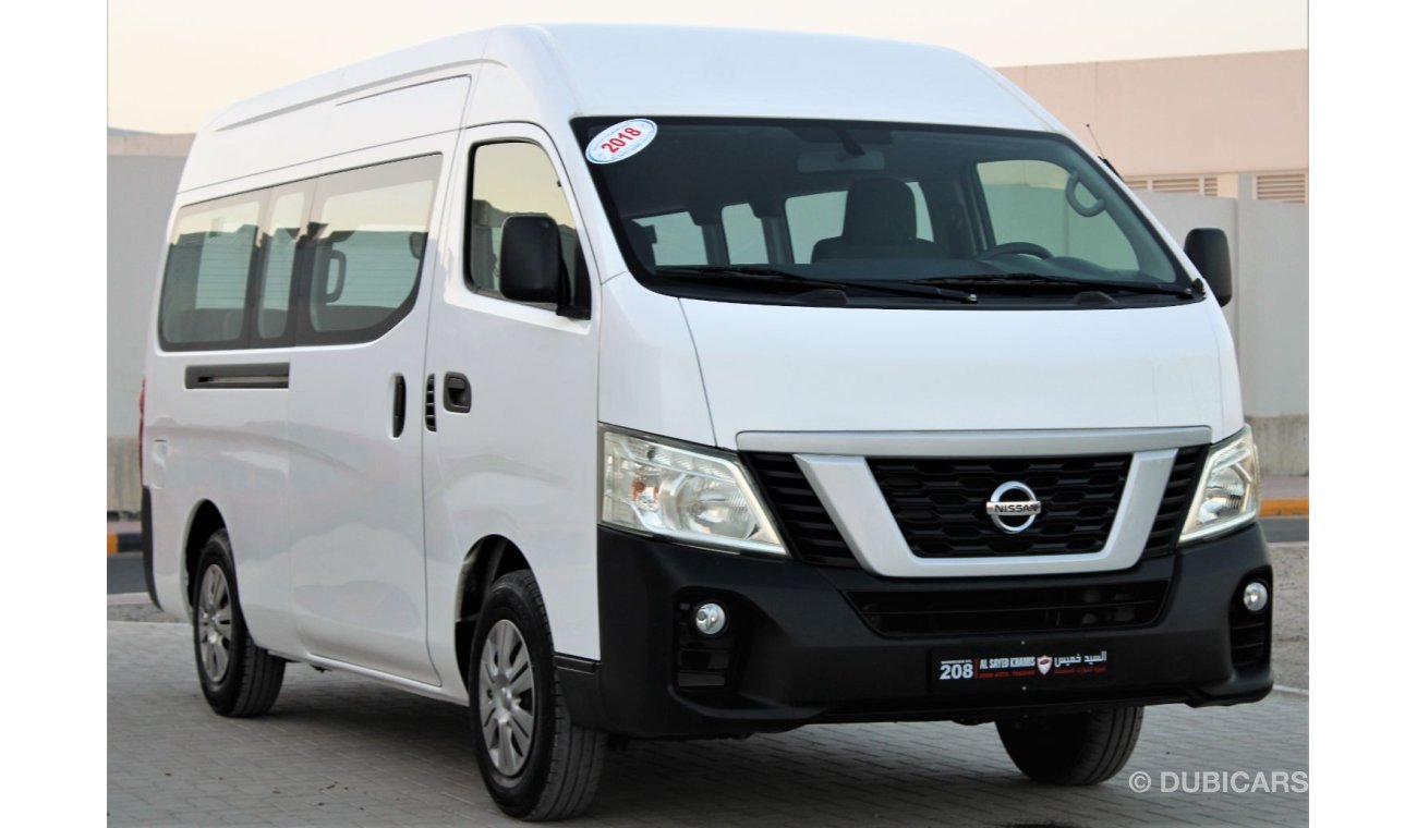 Nissan Urvan Nissan Urvan Hi-Roof 2018 GCC in excellent condition, without paint, without accidents, very clean f