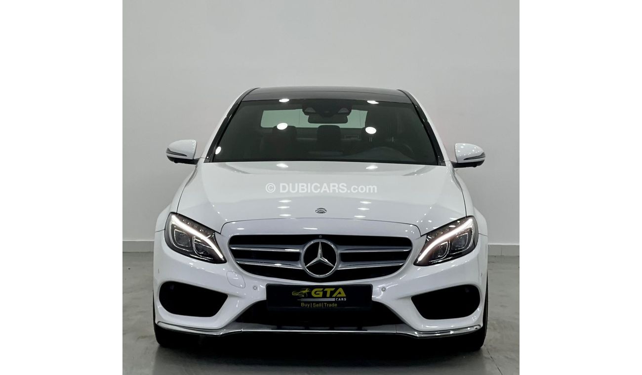 Mercedes-Benz C 200 AMG Pack 2017 Mercedes Benz C200 AMG Line, Full Service History, GCC