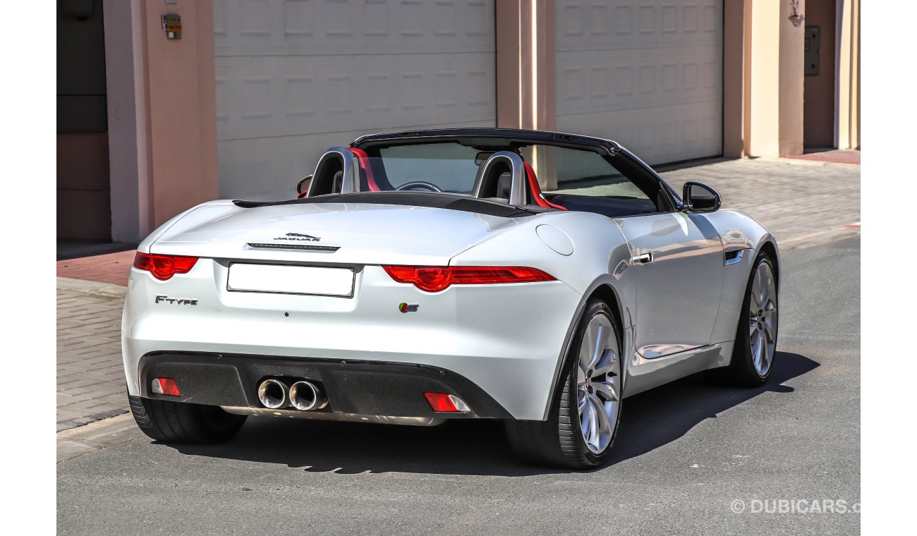 جاغوار F-Type 2015 GCC under Warranty with Zero Down-Payment.