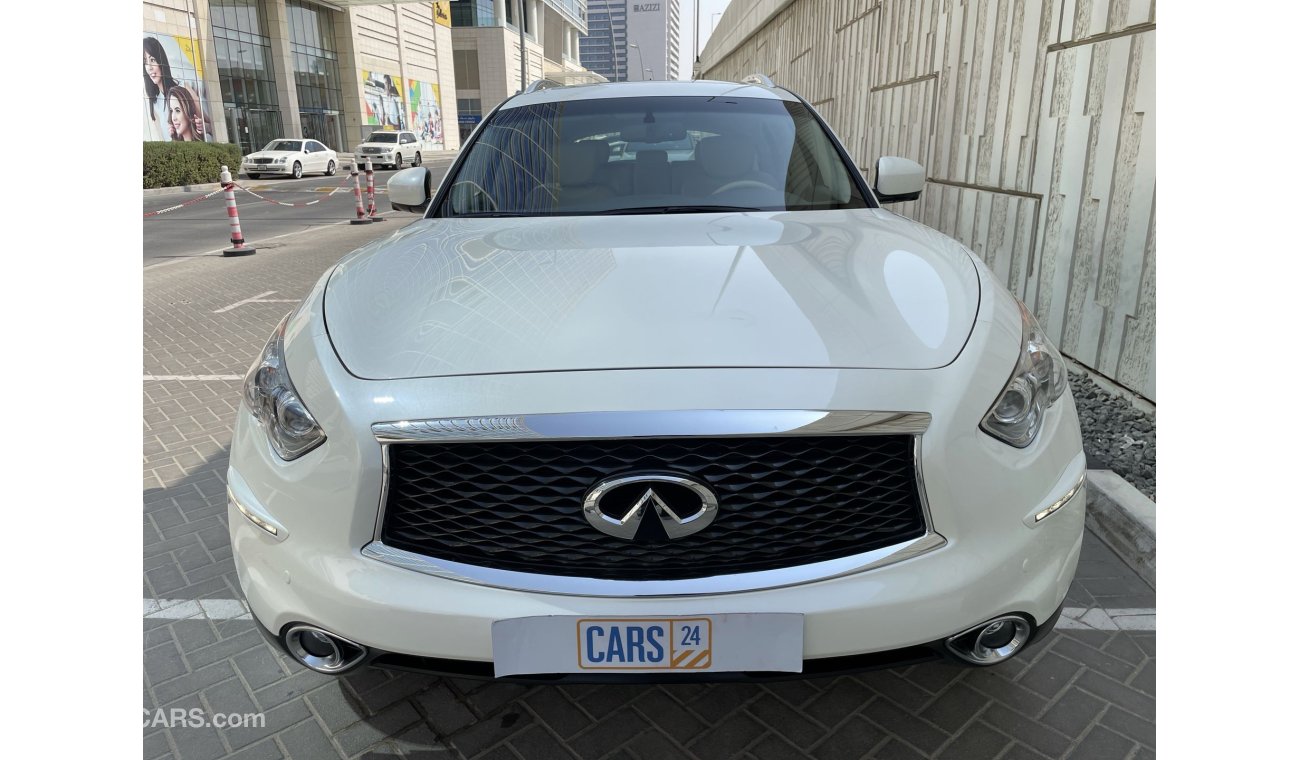 Infiniti QX70 LUXURY 3.7L | GCC | EXCELLENT CONDITION | FREE 2 YEAR WARRANTY | FREE REGISTRATION | 1 YEAR FREE INS