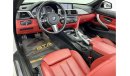 بي أم دبليو 435 M سبورت 2015 BMW 435i M-Kit Convertible, Full BMW Service History, Great Condition, GCC Specs