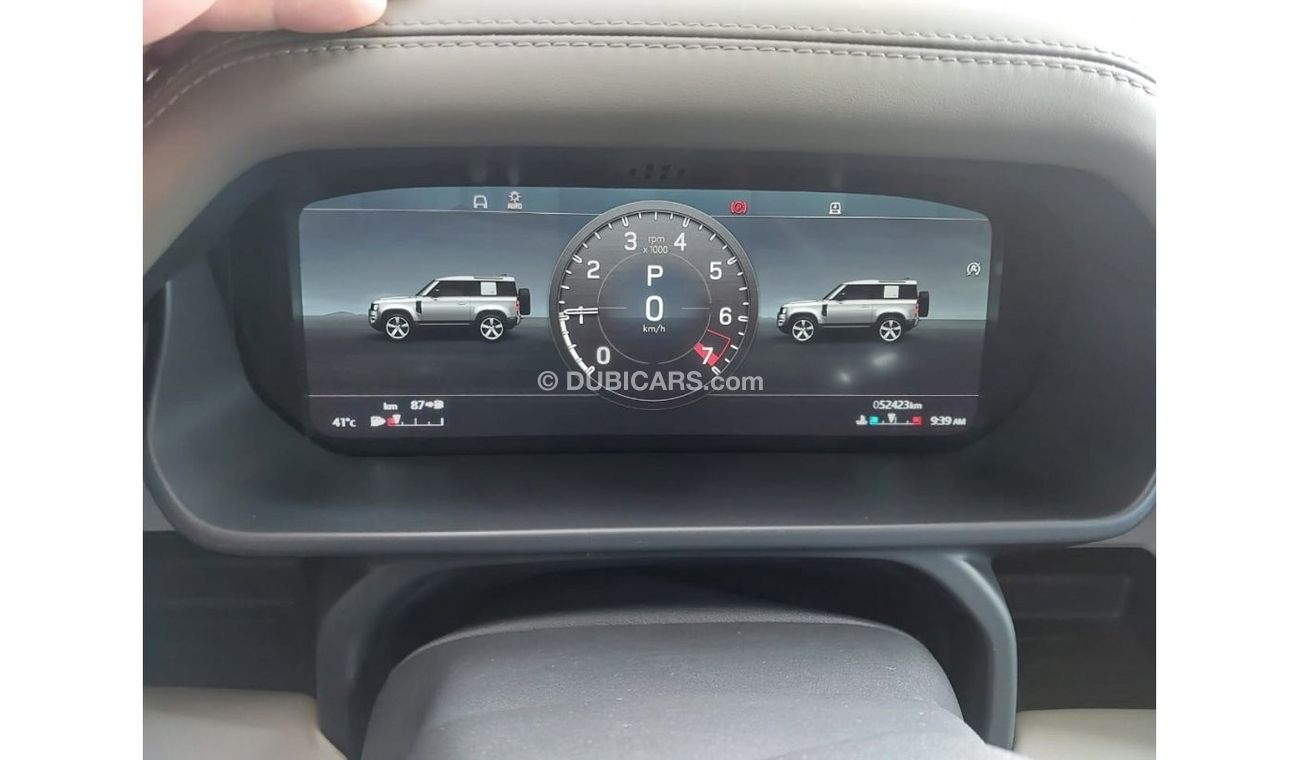 Land Rover Defender 110 HSE P400 Land Rover Defender 2022 V6 Al Tayer warranty: five years or 150,000 with service contr