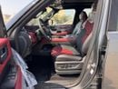 نيسان باترول LE بلاتينيوم سيتي (الخارج: رمادي + سقف أسود، الداخل: عنابي)