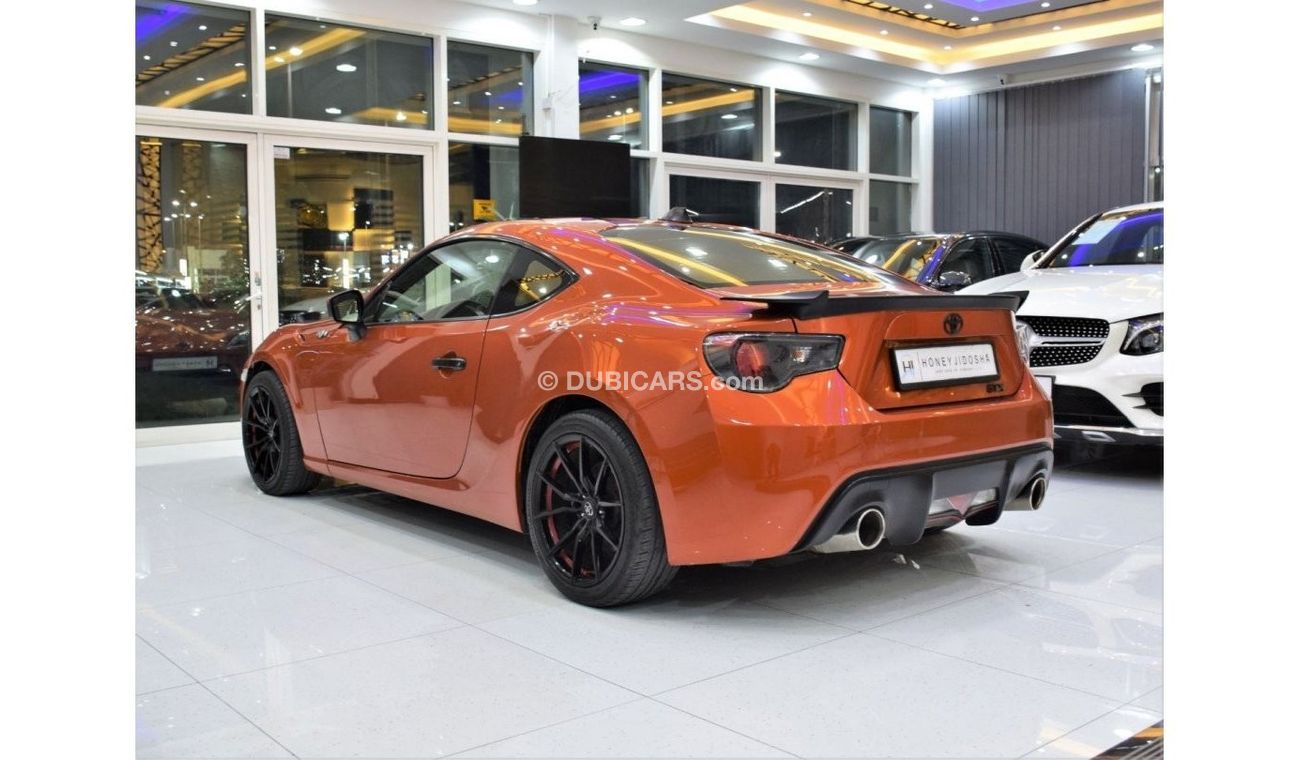 Toyota 86 GTX EXCELLENT DEAL for our Toyota 86 GTX ( 2014 Model ) in Orange Color GCC Specs