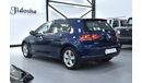 Volkswagen Golf EXCELLENT DEAL for our Volkswagen Golf TSi ( 2016 Model ) in Blue Color GCC Specs