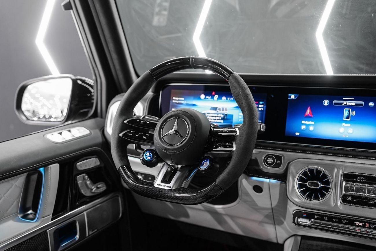 Mercedes-Benz G 63 AMG 4MATIC SUV Double Night Package, G Manufaktur, A22 Suspension, Rear Entertainment, Gargash Warr + Se