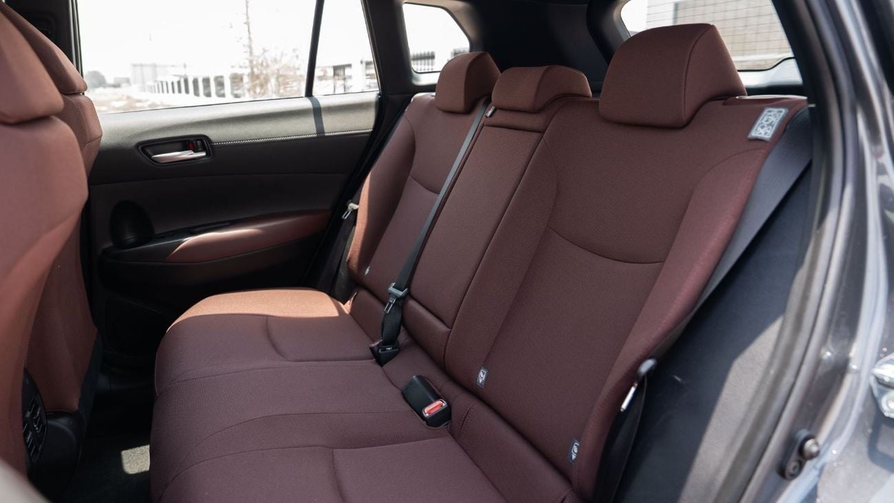 Toyota Corolla Cross 2025 Toyota Corolla Cross MID 1.8 Hybrid - Grey Mettalic Inside Red | Export Only