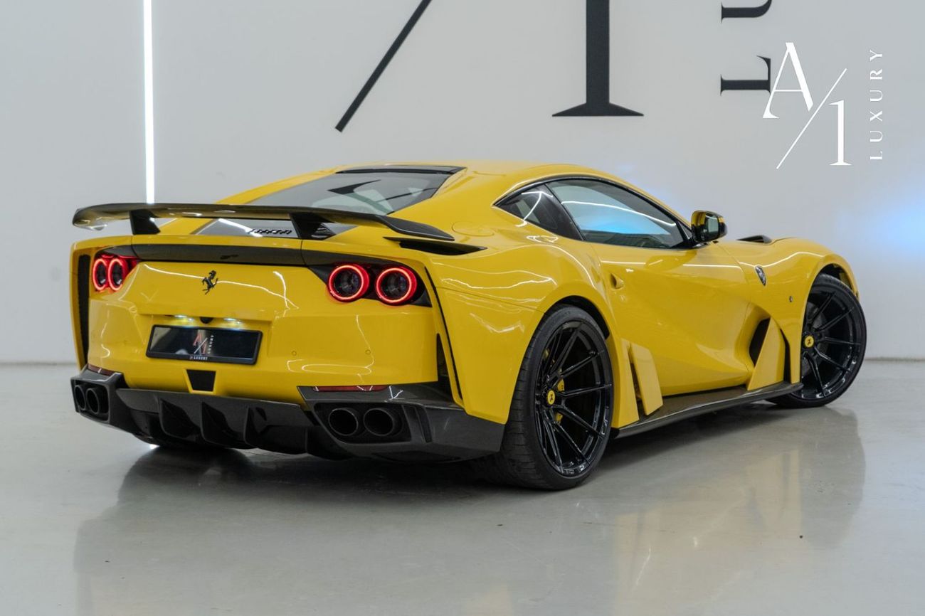Ferrari 812 Superfast N-LARGO By Novitec 2018 Ferrari 812 SuperFast, N-LARGO By Novitec, 1 of 18 Limited Edition, Giallo M