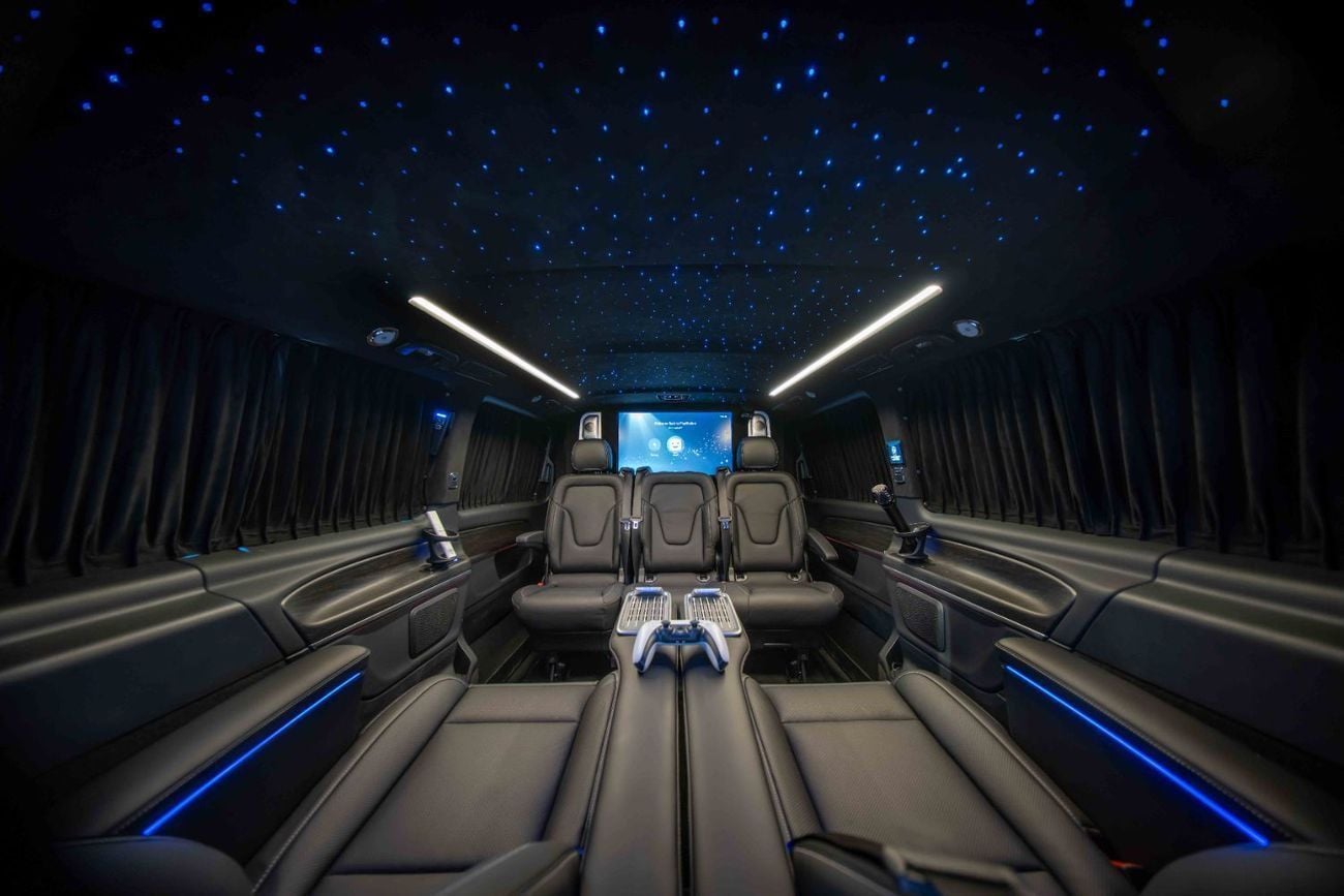 Mercedes-Benz V 300 Ramadan Special Offer | Built by Barugzai | Agency Warranty | VIP Interior with TV Partition