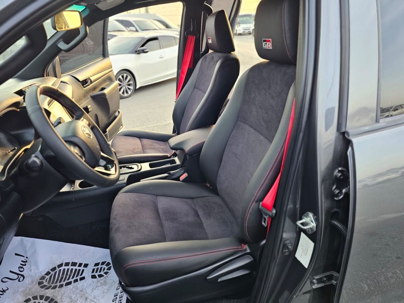 Toyota Hilux Toyota Hilux GR 2021Model 2.7 v4 Engine Fuel.Petrol LHD colour Black Transmission Automatic Interior