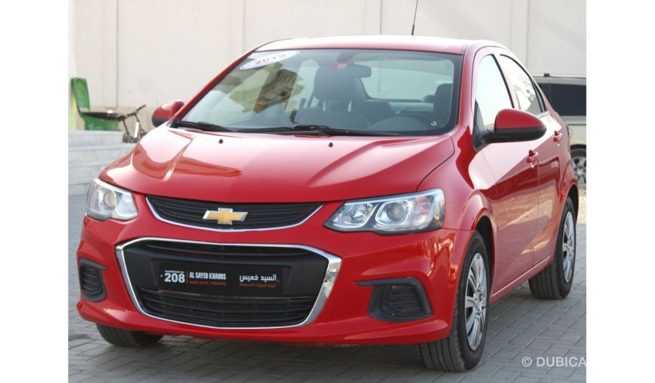 Chevrolet Aveo Chevrolet Aveo 2019 GCC RED Excellent condition without accident