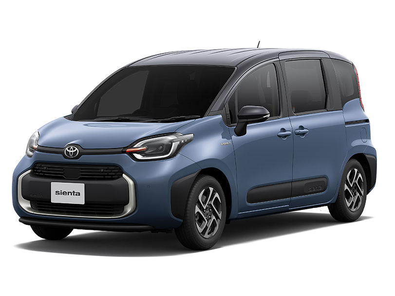Toyota Sienta cover - Front Left Angled
