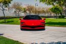 فيراري SF90 ستراديل STRADALE Clean title Low mileage 2key no accident no paint under warranty and service contract from agency Fu