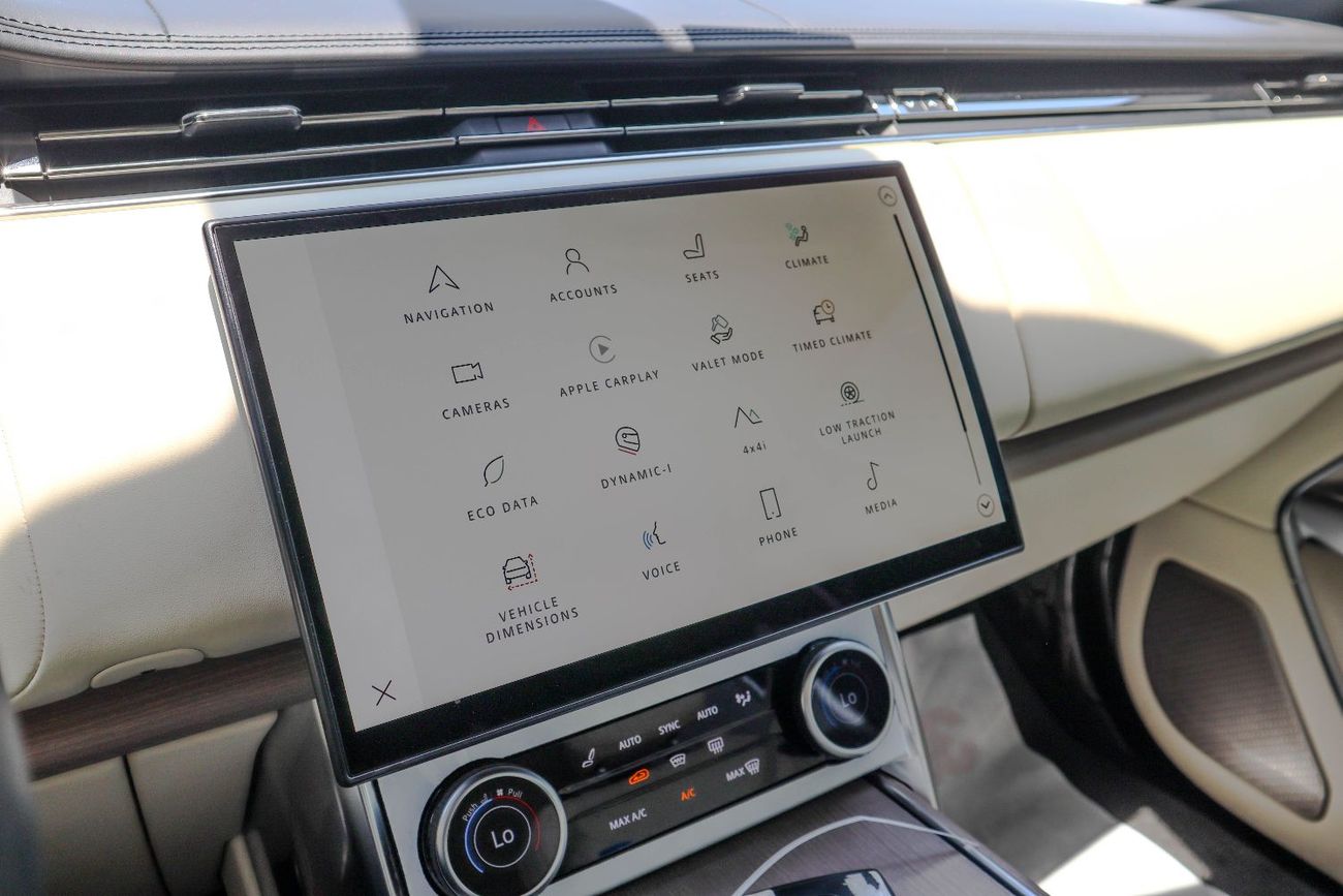 Land Rover Range Rover 2022 Land Rover Range Rover Autobiography (5.0L Supercharged V8) in black color: