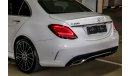 مرسيدس بنز C200 AMG 2019 GCC under Agency Warranty with Zero Down-Payment.