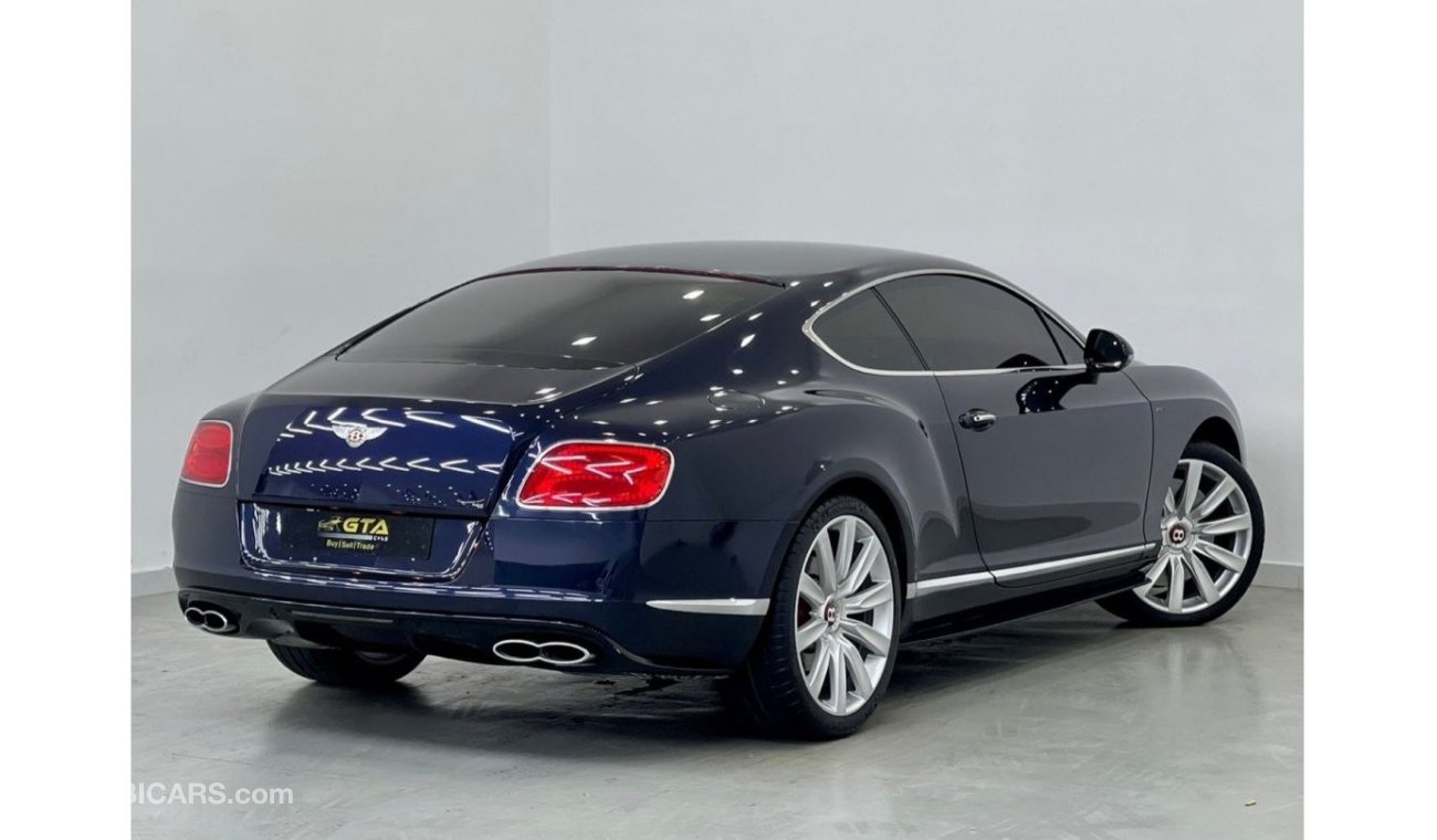 Bentley Continental GT 2015 Bentley Continental GT V8 S, Warranty, Service History, Low KMs, GCC