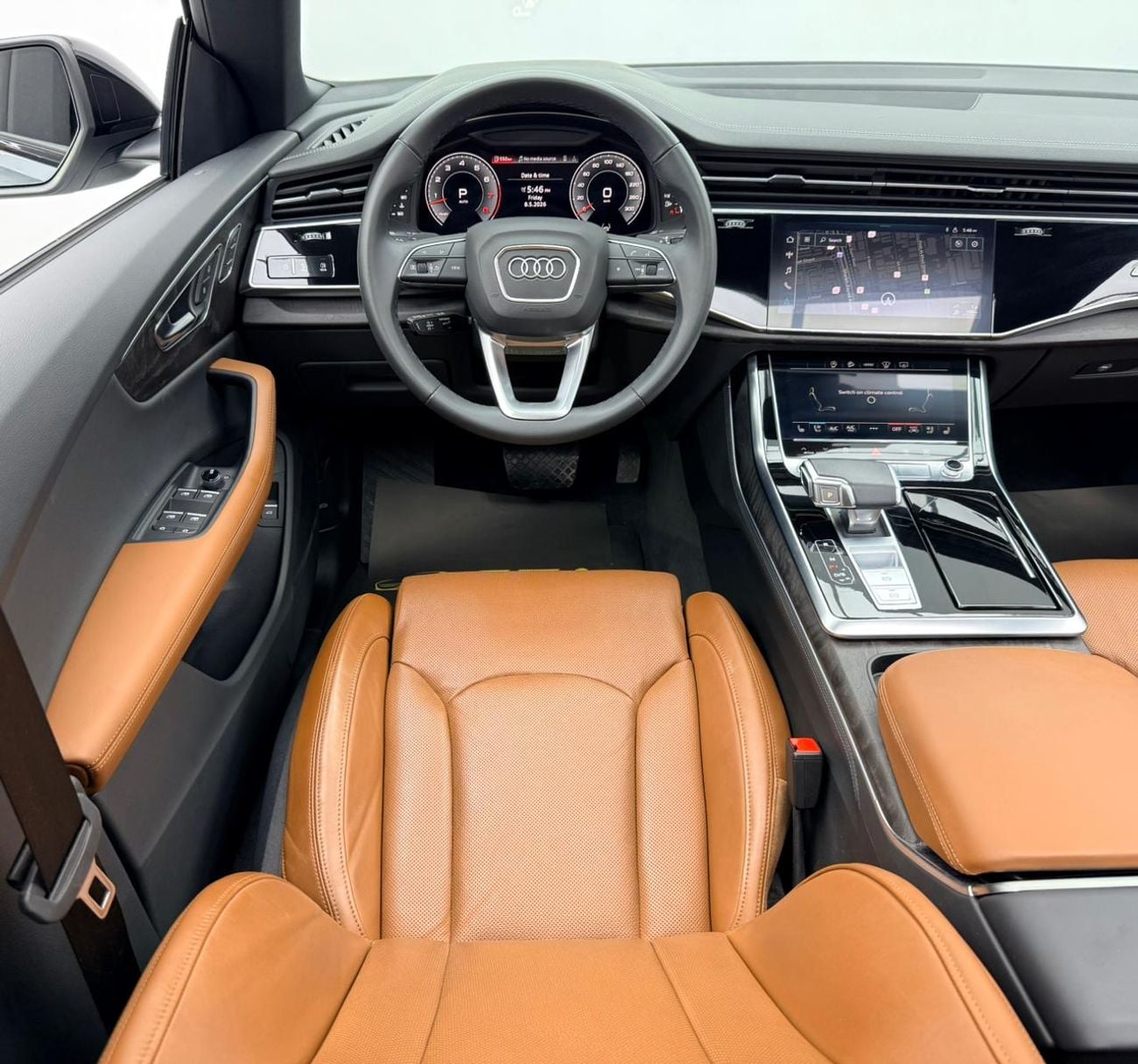 Audi Q8 2023 Audi Q8 55 TFSI Quattro S-Line, 2028 Audi Warranty + Service Pack, Low Km, Fully Loaded, GCC