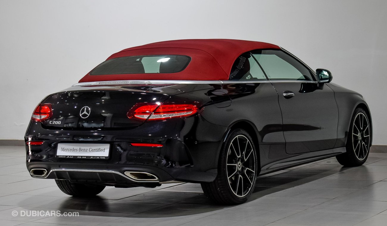 مرسيدس بنز C 200 كوبيه C200 CABRIOLET مع أحمر ناعمة TOP